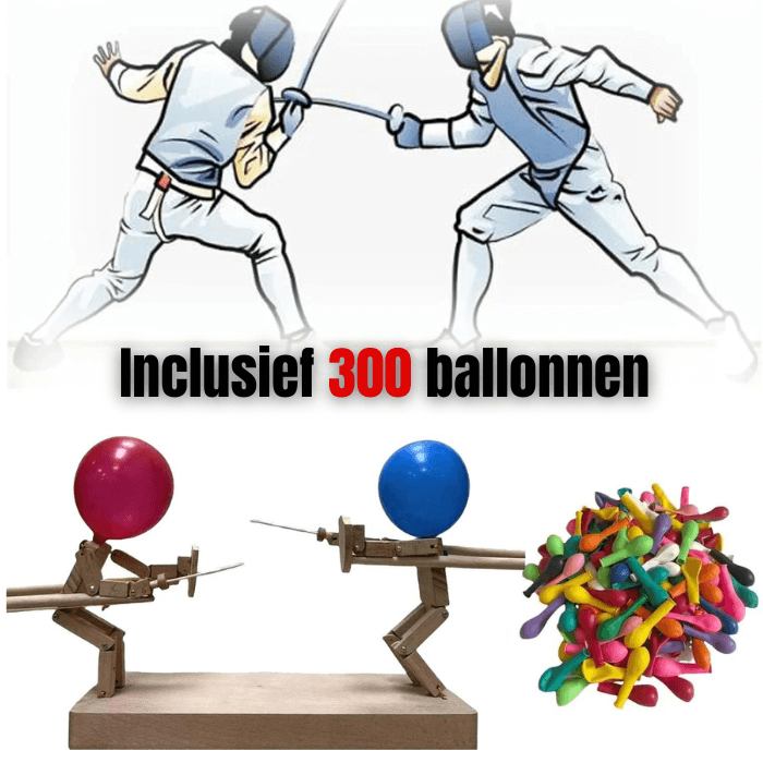 Houten Hekwerkpoppen | Incl 100 GRATIS ballonnen t.w.v. €5,95