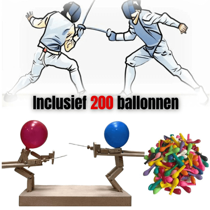 Houten Hekwerkpoppen | Incl 100 GRATIS ballonnen t.w.v. €5,95