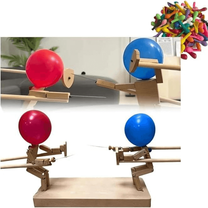 Houten Hekwerkpoppen | Incl 100 GRATIS ballonnen t.w.v. €5,95