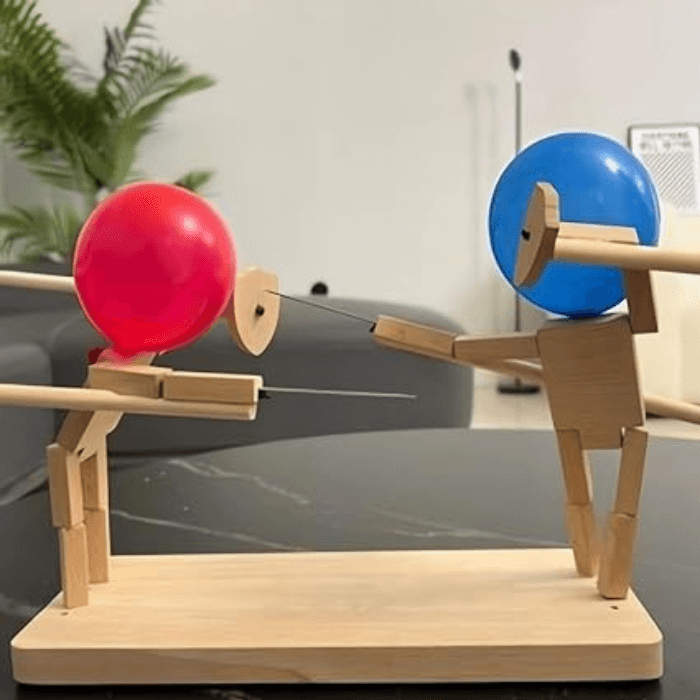 Houten Hekwerkpoppen | Incl 100 GRATIS ballonnen t.w.v. €5,95