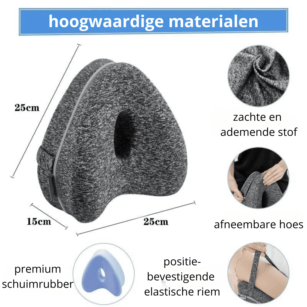 Hip Pillow Vermindert heup en rugklachten - 1 +1 GRATIS