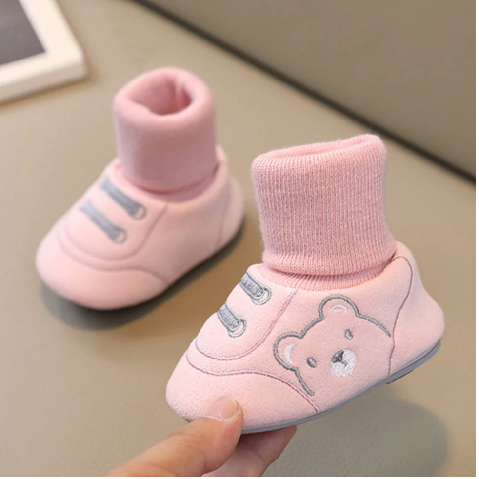 Schattige winterschoenen voor baby's