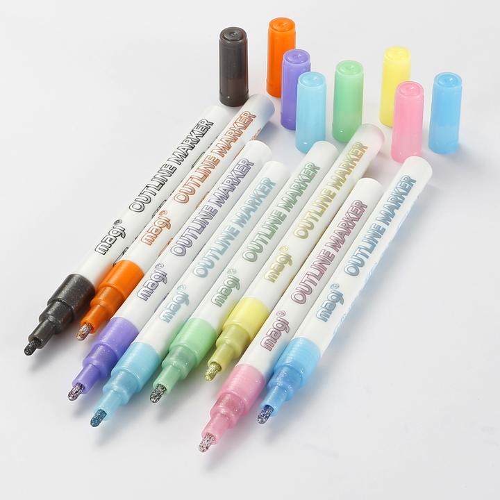 swifstocks outline markers set (8 markers per set)