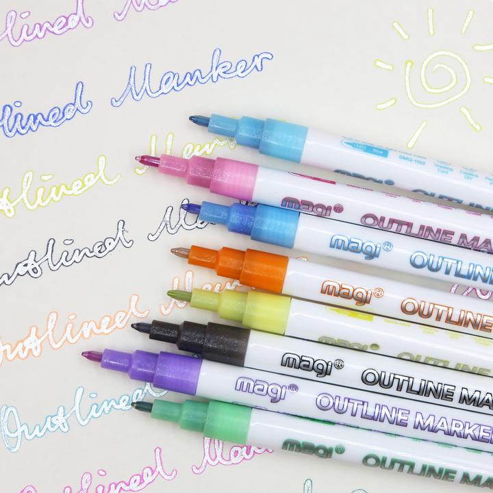 swifstocks outline markers set (8 markers per set)