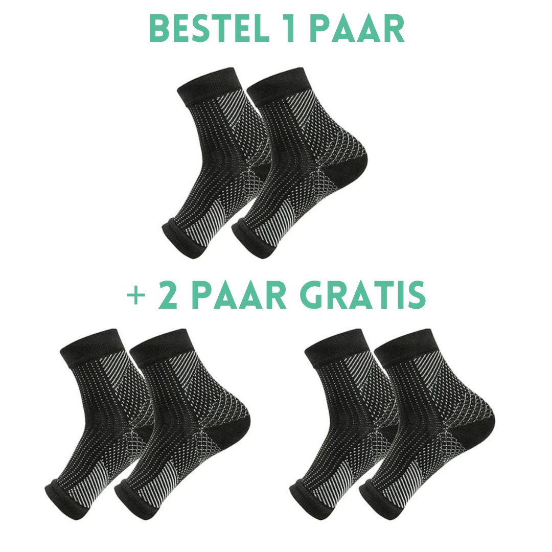 Steunsocks voor pijnlijke voeten (1 + 2 paar gratis)